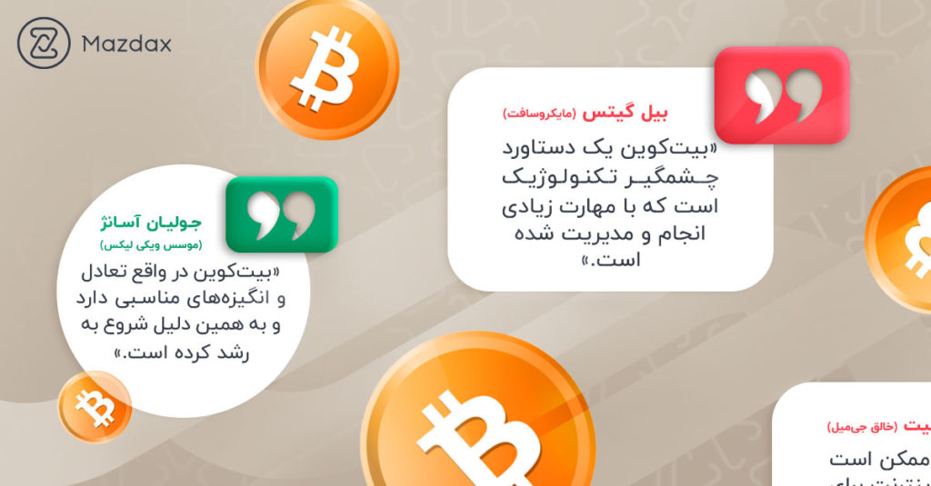 نقل قول‌های معروف در مورد بیت کوین